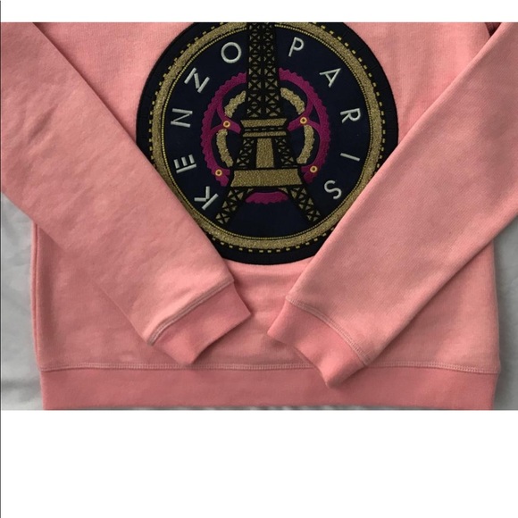 Authentic Pink Eiffel Tower Kenzo Sweatshirt - Picture 6 of 6